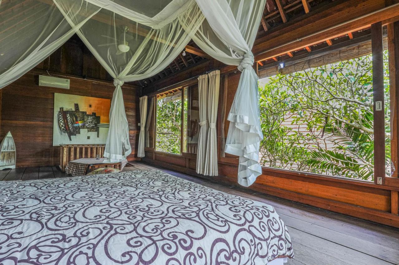 Sari Bamboo Bungalows Ubud Exterior foto