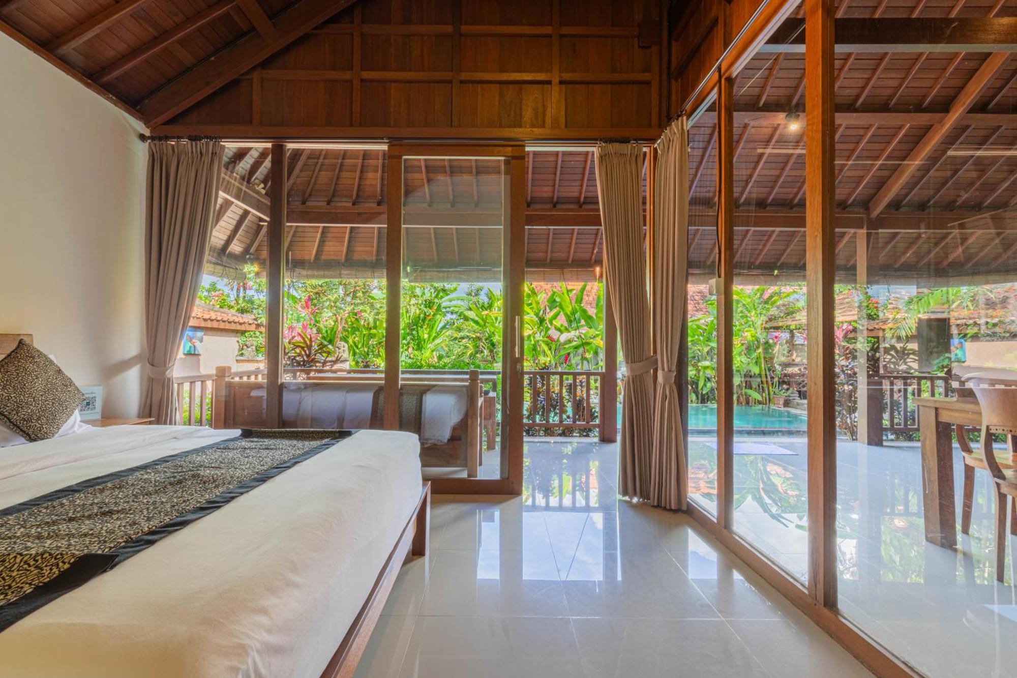 Sari Bamboo Bungalows Ubud Habitación foto