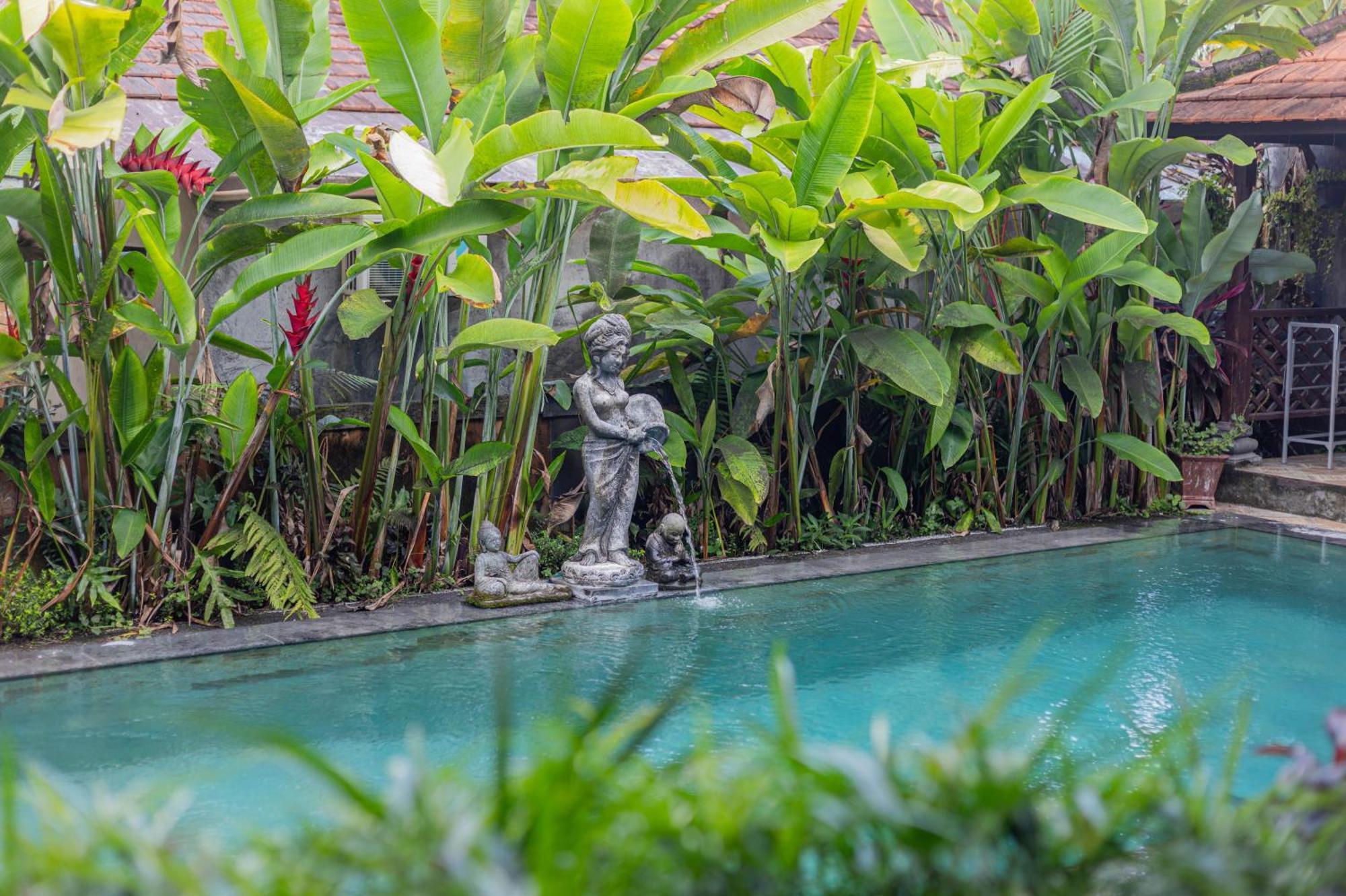 Sari Bamboo Bungalows Ubud Habitación foto