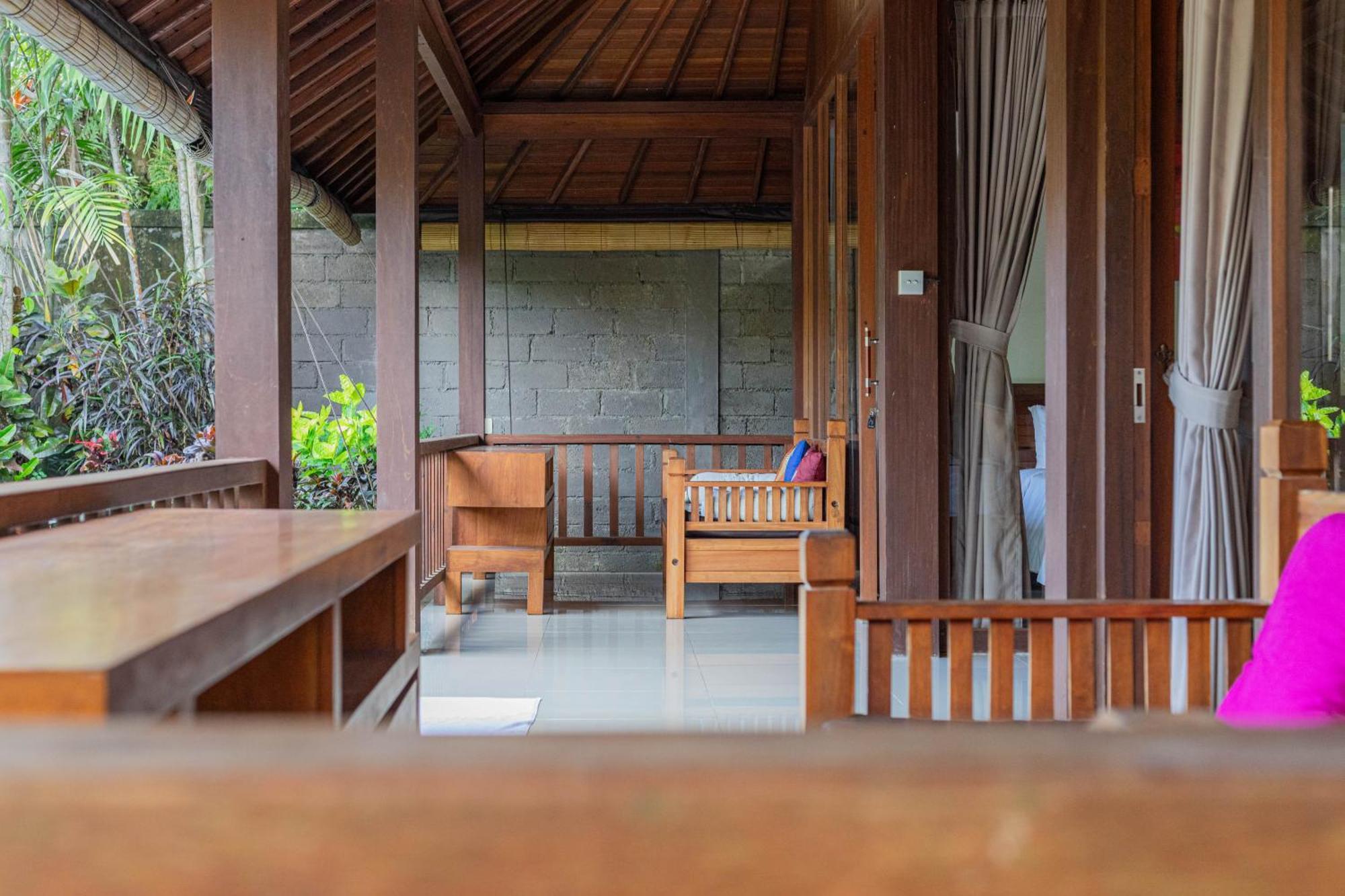 Sari Bamboo Bungalows Ubud Habitación foto