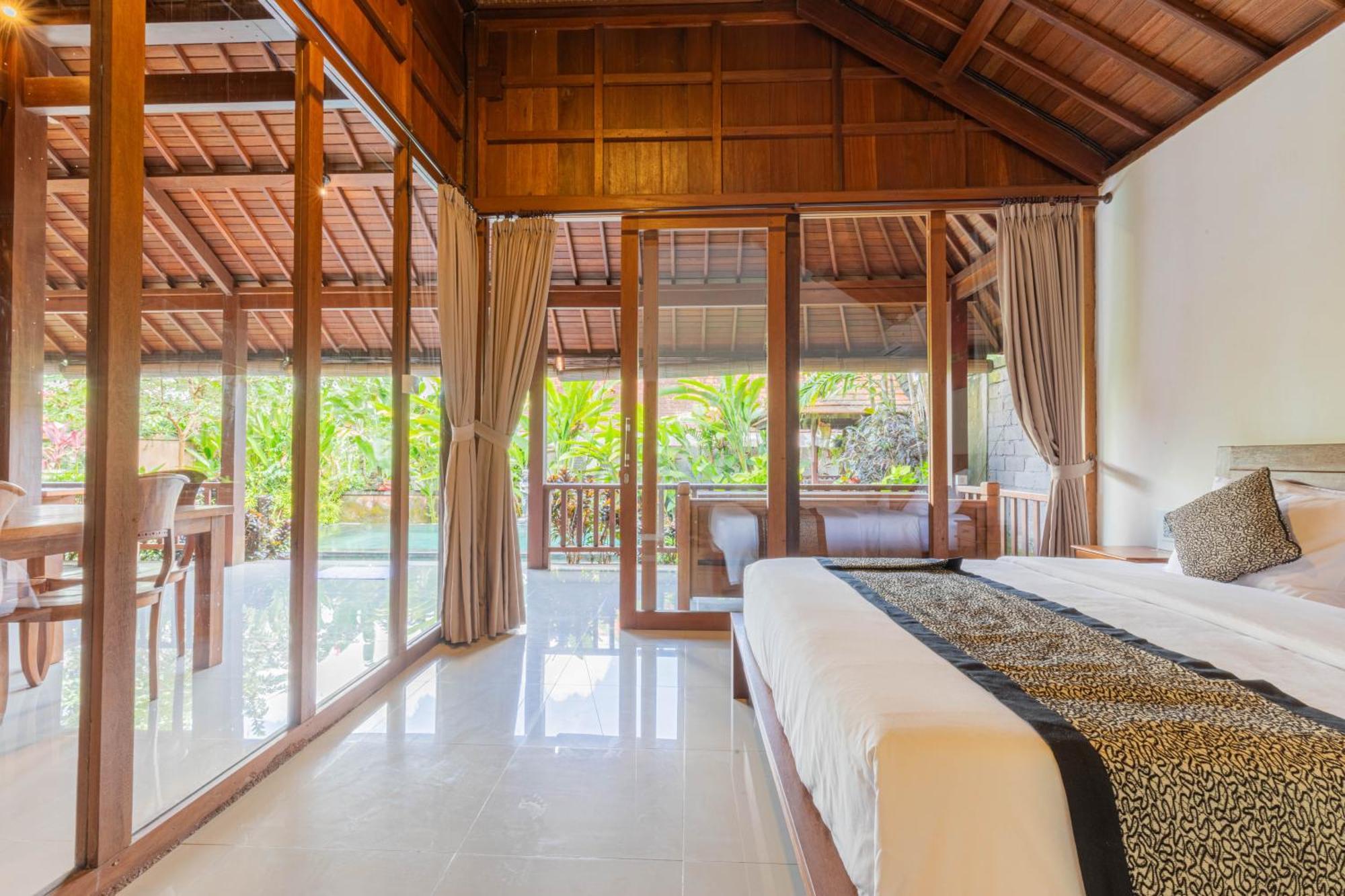 Sari Bamboo Bungalows Ubud Habitación foto